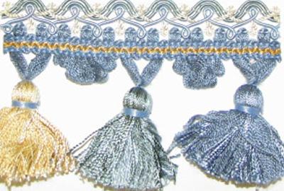 Stout Trim Apollo Tassel Fringe Sky